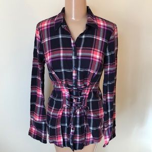 Express Corset Waist Flannel 💓